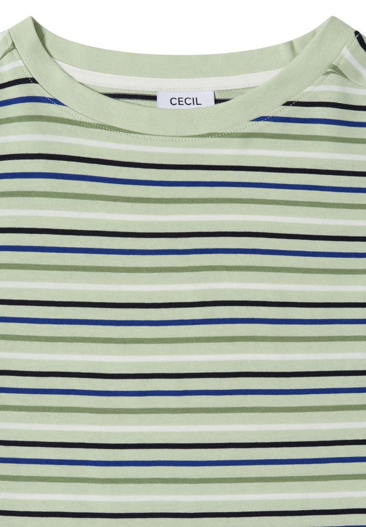 T-Shirt mit Multicolor Streifen