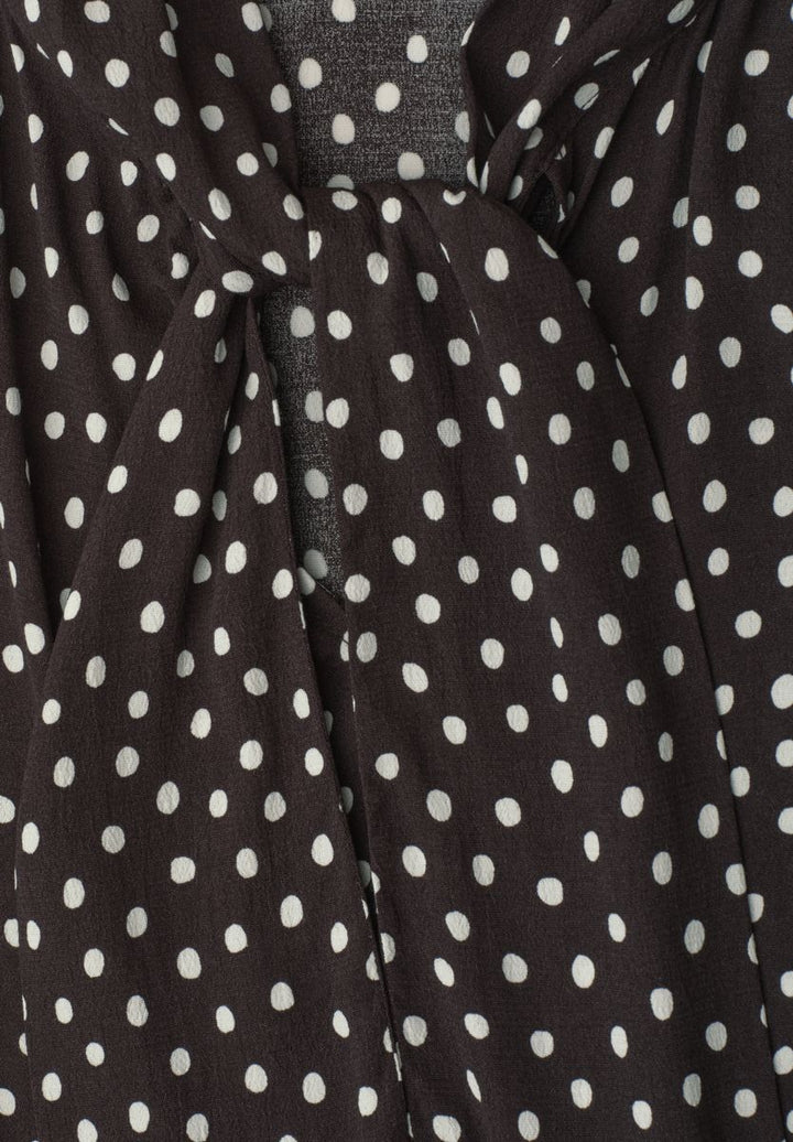 Langarm Bluse mit Schleifendetail