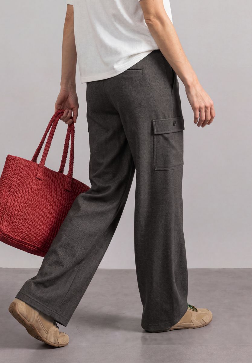 Straight Leg Hose mit Cargo-Taschen
