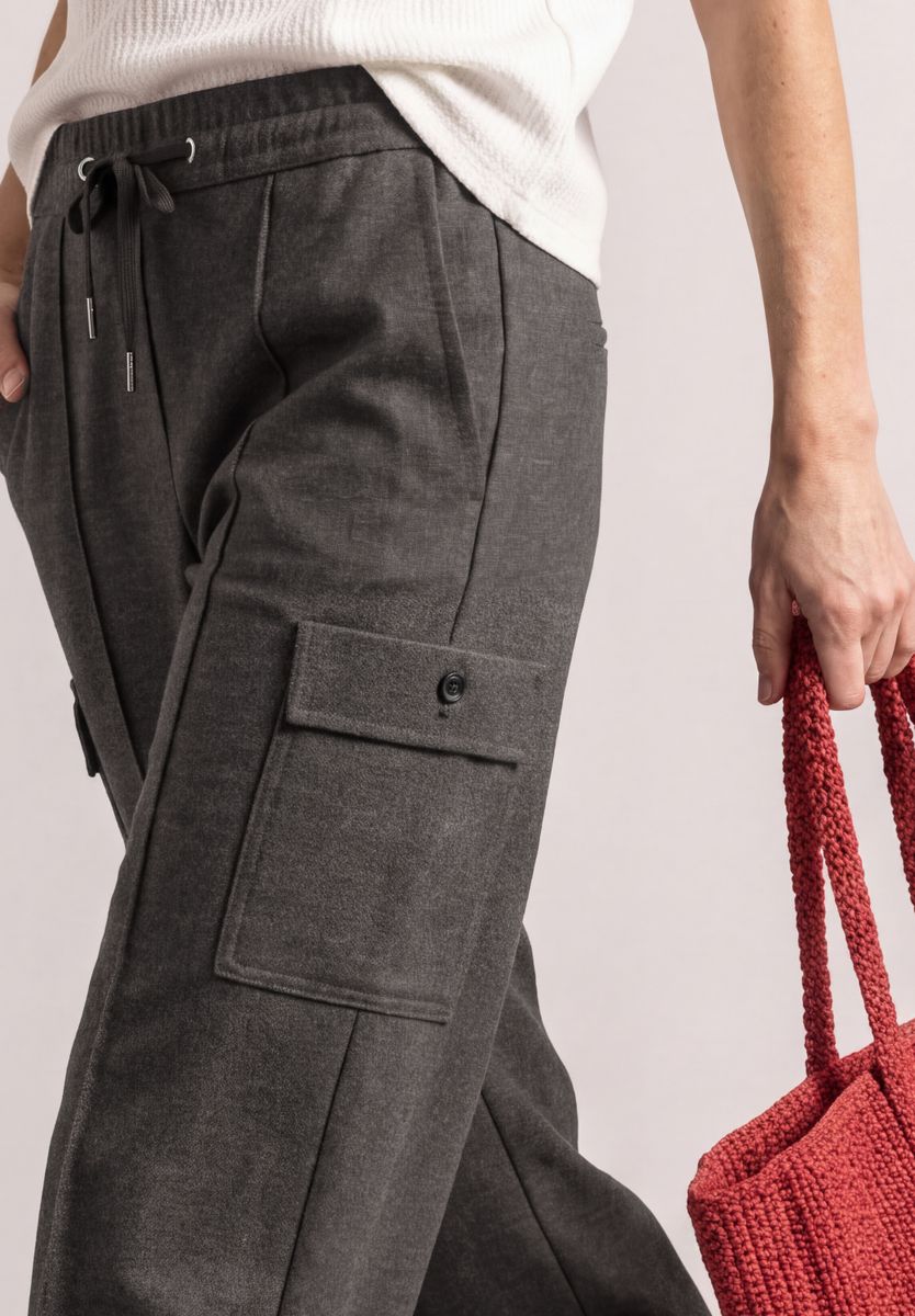 Straight Leg Hose mit Cargo-Taschen