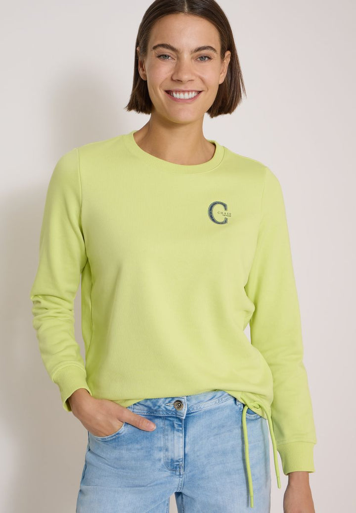 Sweatshirt mit Rundhals und Tunnelzug