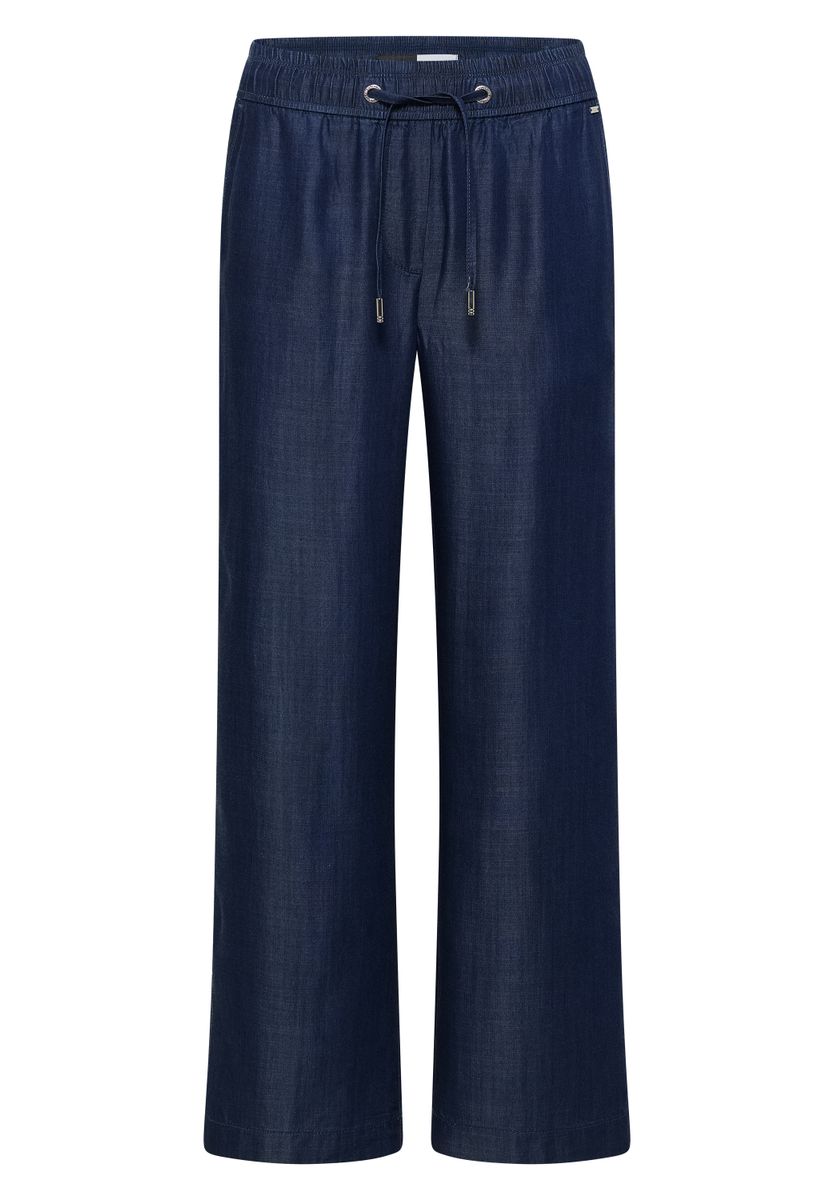 Wide Leg Hose in Denim-Optik