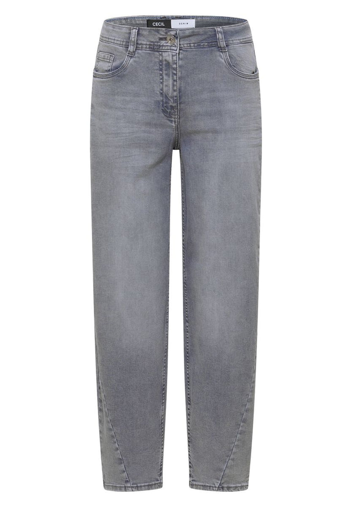 High Waist Barrel Leg Jeans im Loose Fit
