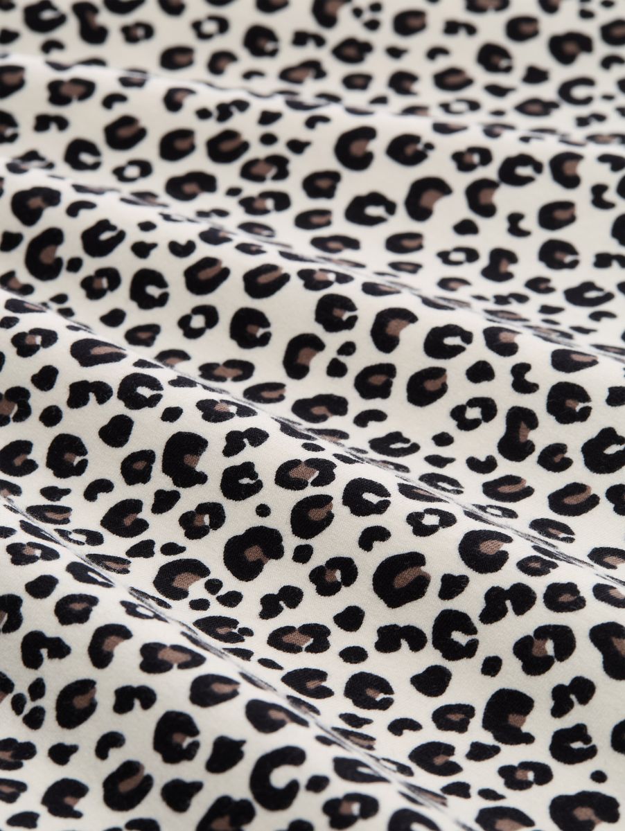 Loose Fit Sweatshirt mit Leo-Print