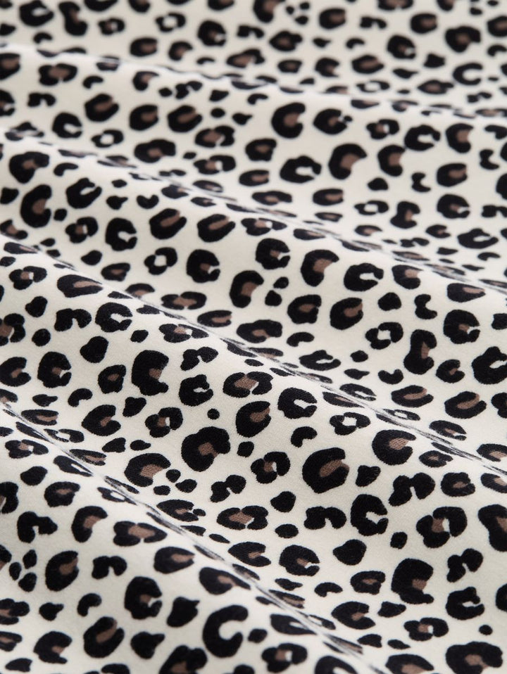 Loose Fit Sweatshirt mit Leo-Print