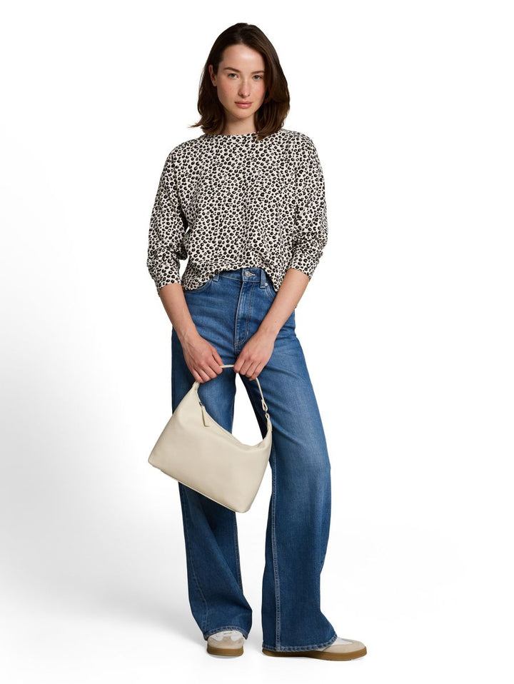Loose Fit Sweatshirt mit Leo-Print