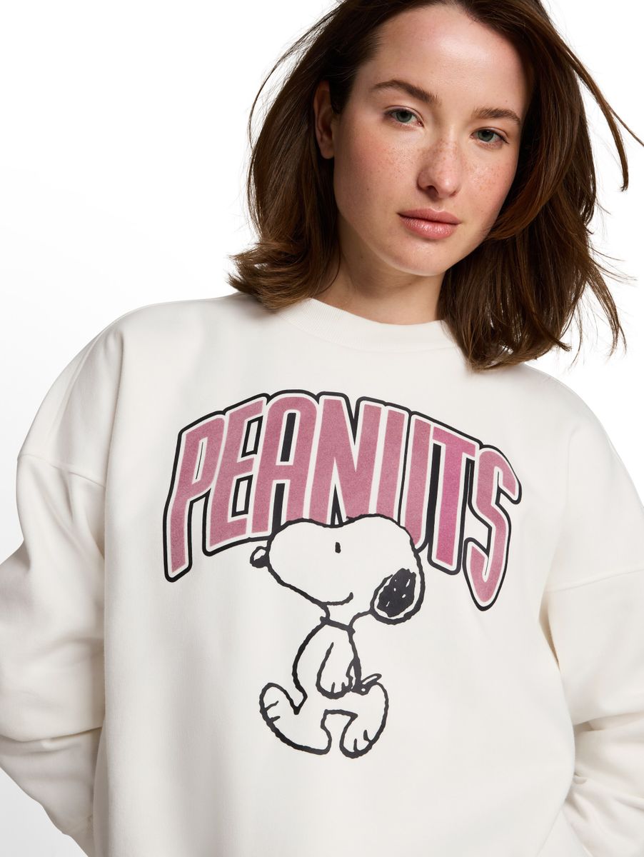 Sweatshirt mit Snoopy-Print