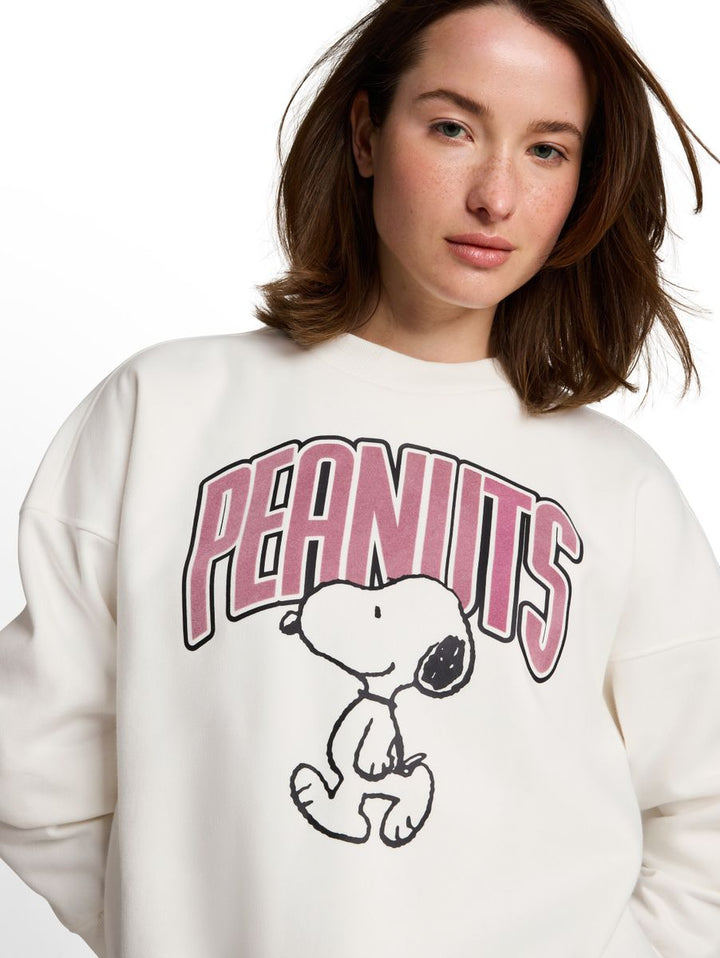 Sweatshirt mit Snoopy-Print