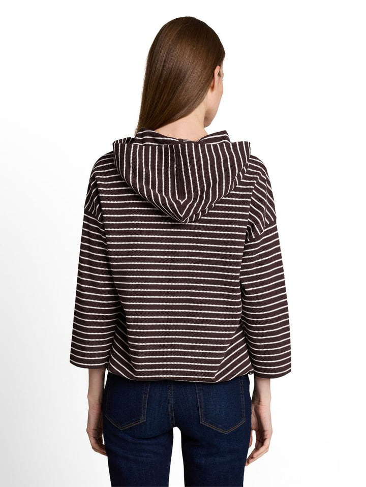 Hoodie Langarmshirt mit Kordelzug