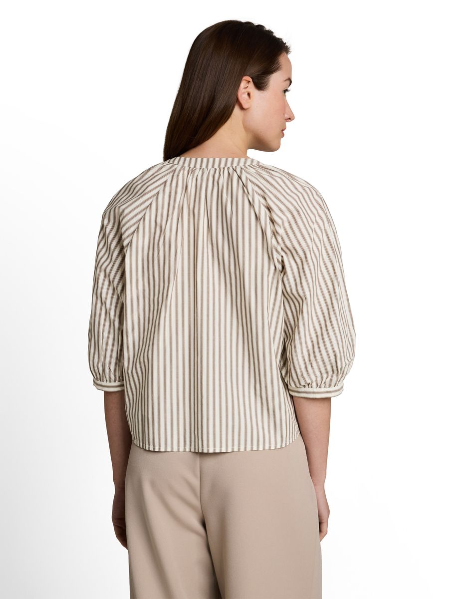 Bluse mit Streifenmuster