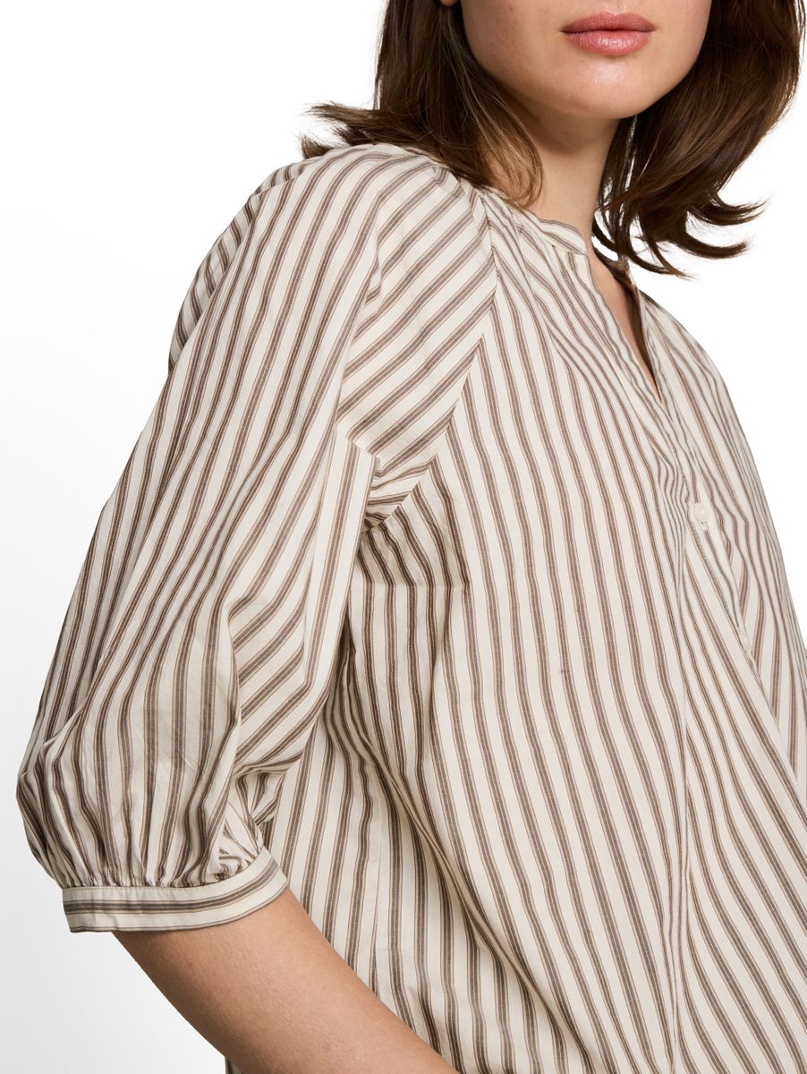 Bluse mit Streifenmuster
