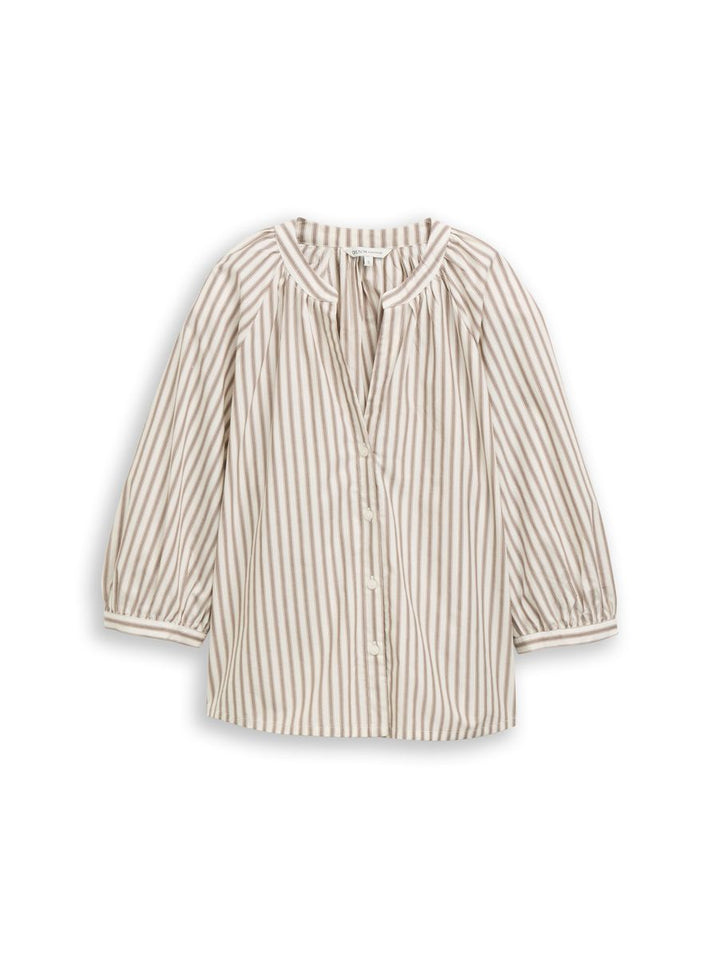 Bluse mit Streifenmuster