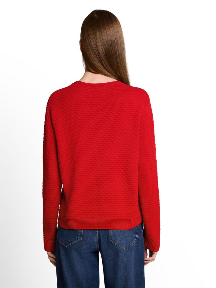 Strickpullover mit Struktur