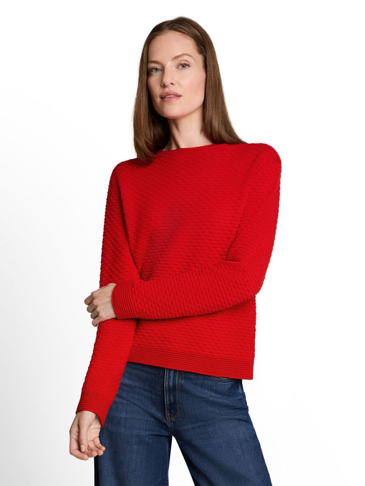 Strickpullover mit Struktur