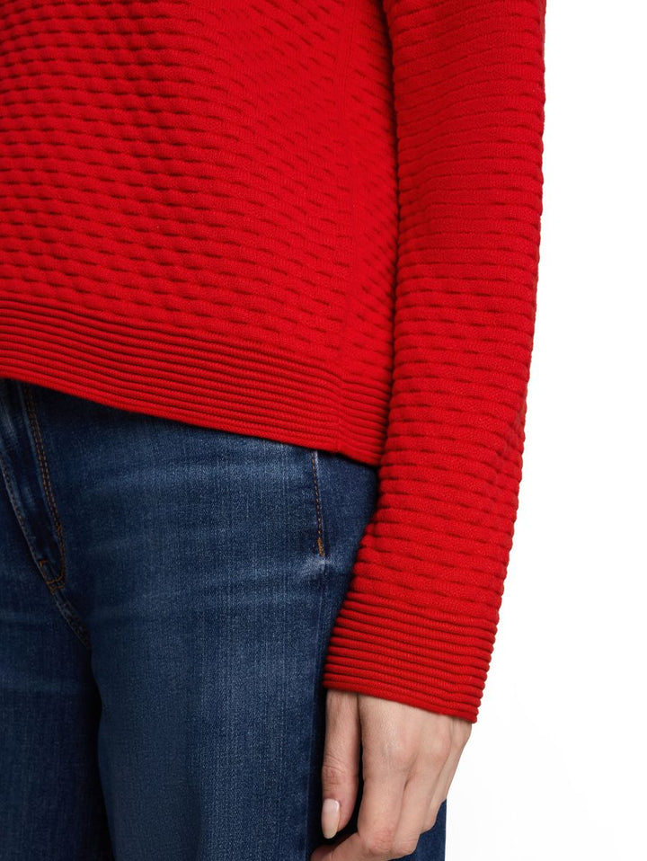 Strickpullover mit Struktur