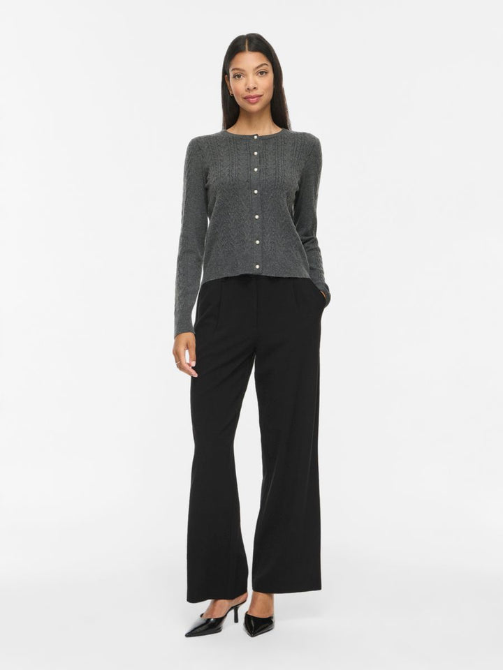 VIKERRY CABLE L/S KNIT CARDIGAN-NOOS