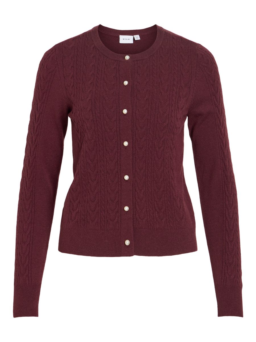 VIKERRY CABLE L/S KNIT CARDIGAN-NOOS