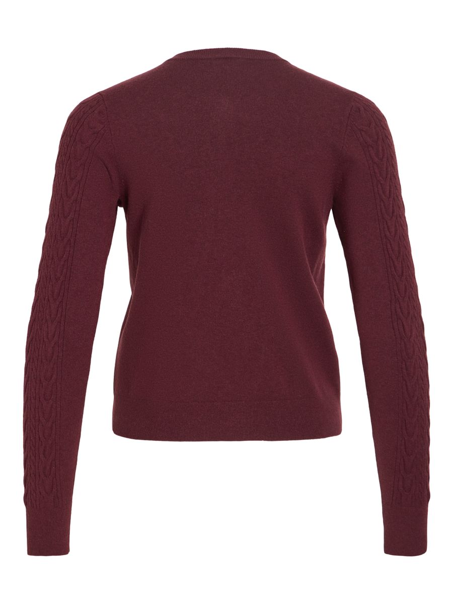 VIKERRY CABLE L/S KNIT CARDIGAN-NOOS