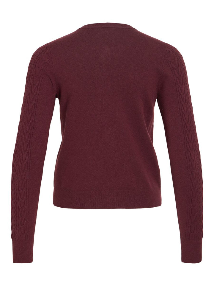VIKERRY CABLE L/S KNIT CARDIGAN-NOOS