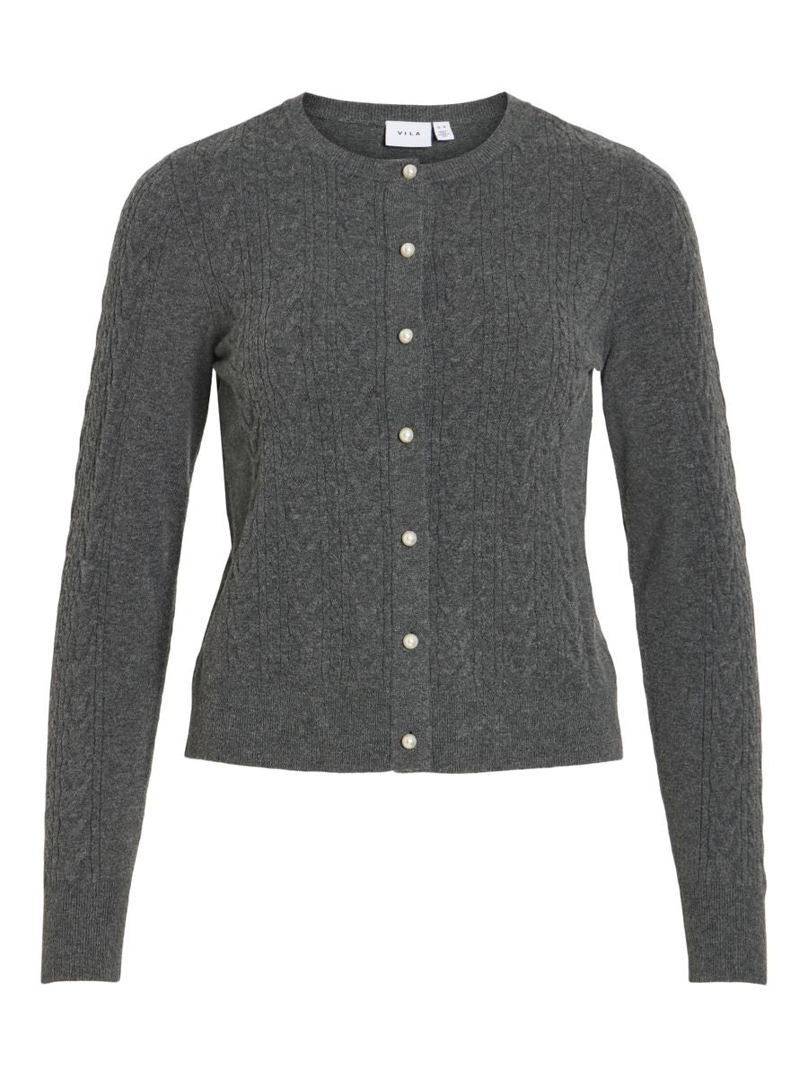 VIKERRY CABLE L/S KNIT CARDIGAN-NOOS