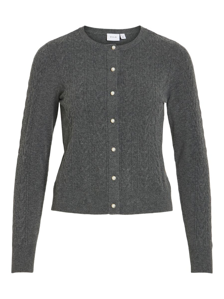 VIKERRY CABLE L/S KNIT CARDIGAN-NOOS