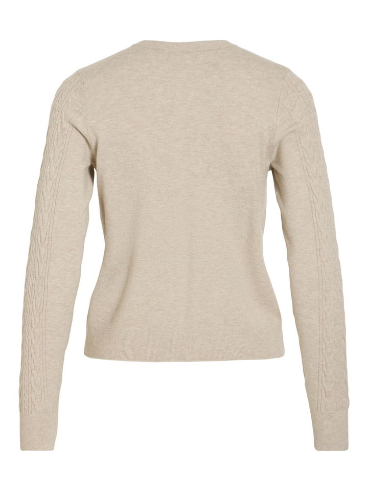 VIKERRY CABLE L/S KNIT CARDIGAN-NOOS