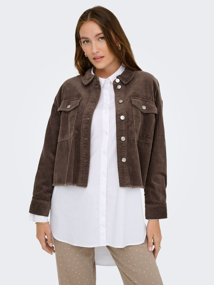ONLMARINA-ENY L/S CORD JACKET PNT NOOS