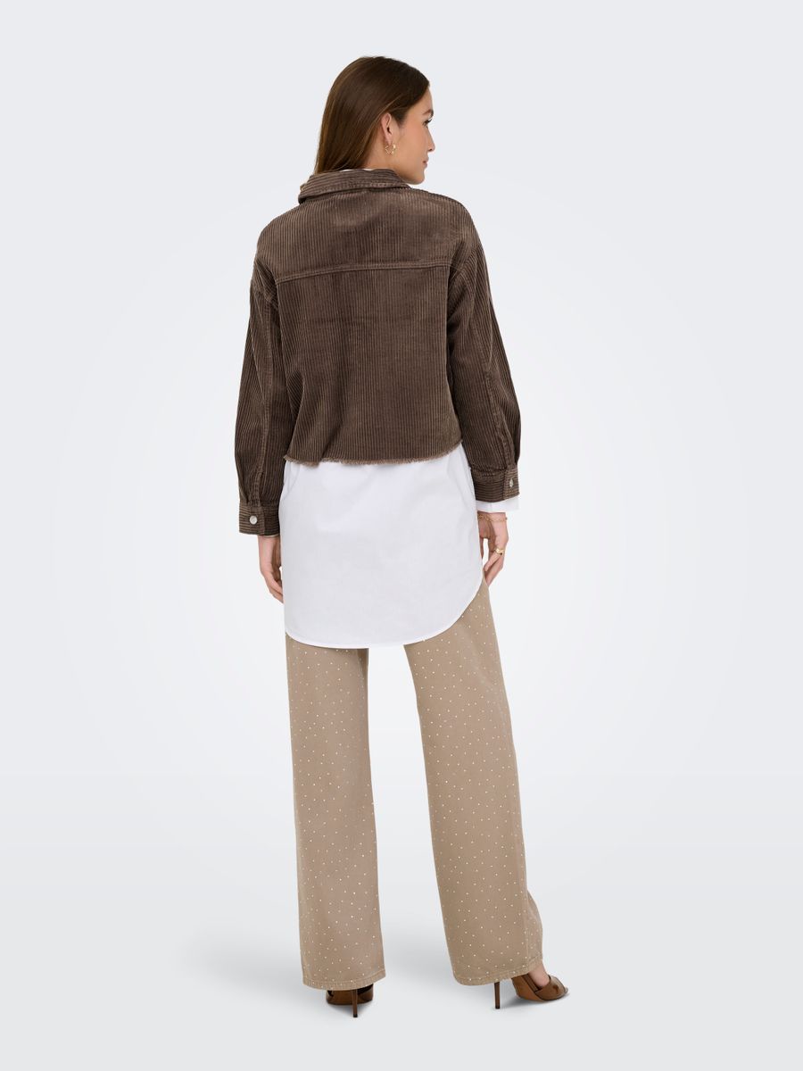 ONLMARINA-ENY L/S CORD JACKET PNT NOOS