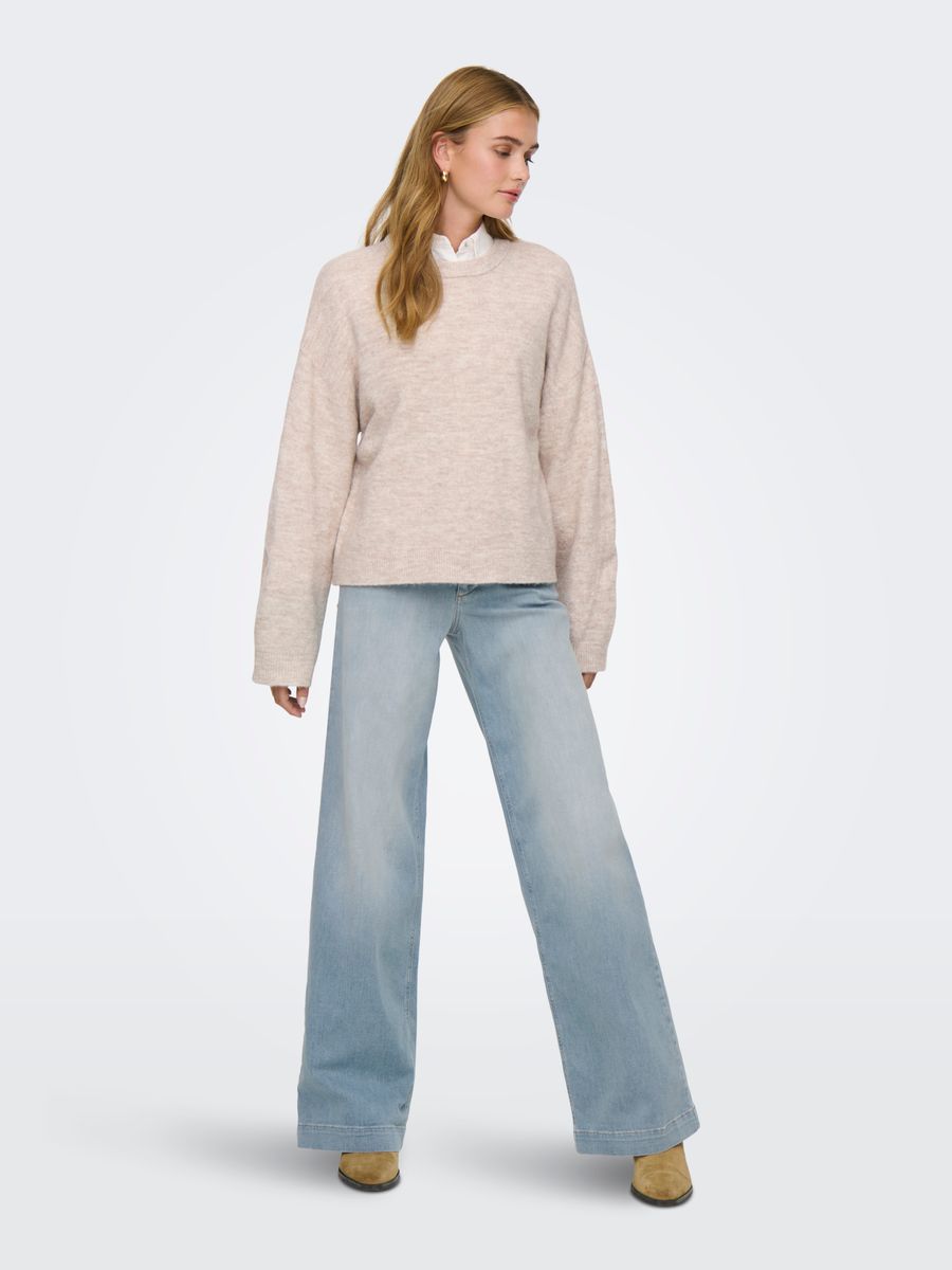 ONLSIMONI L/S O-NECK PULLOVER KNT NOOS