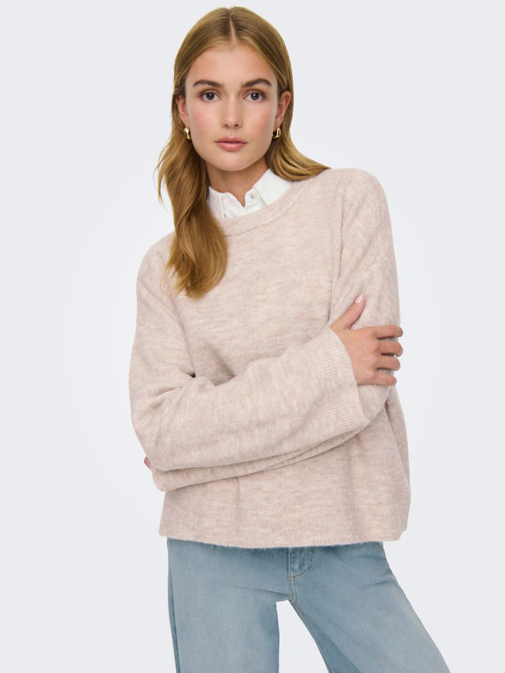 ONLSIMONI L/S O-NECK PULLOVER KNT NOOS