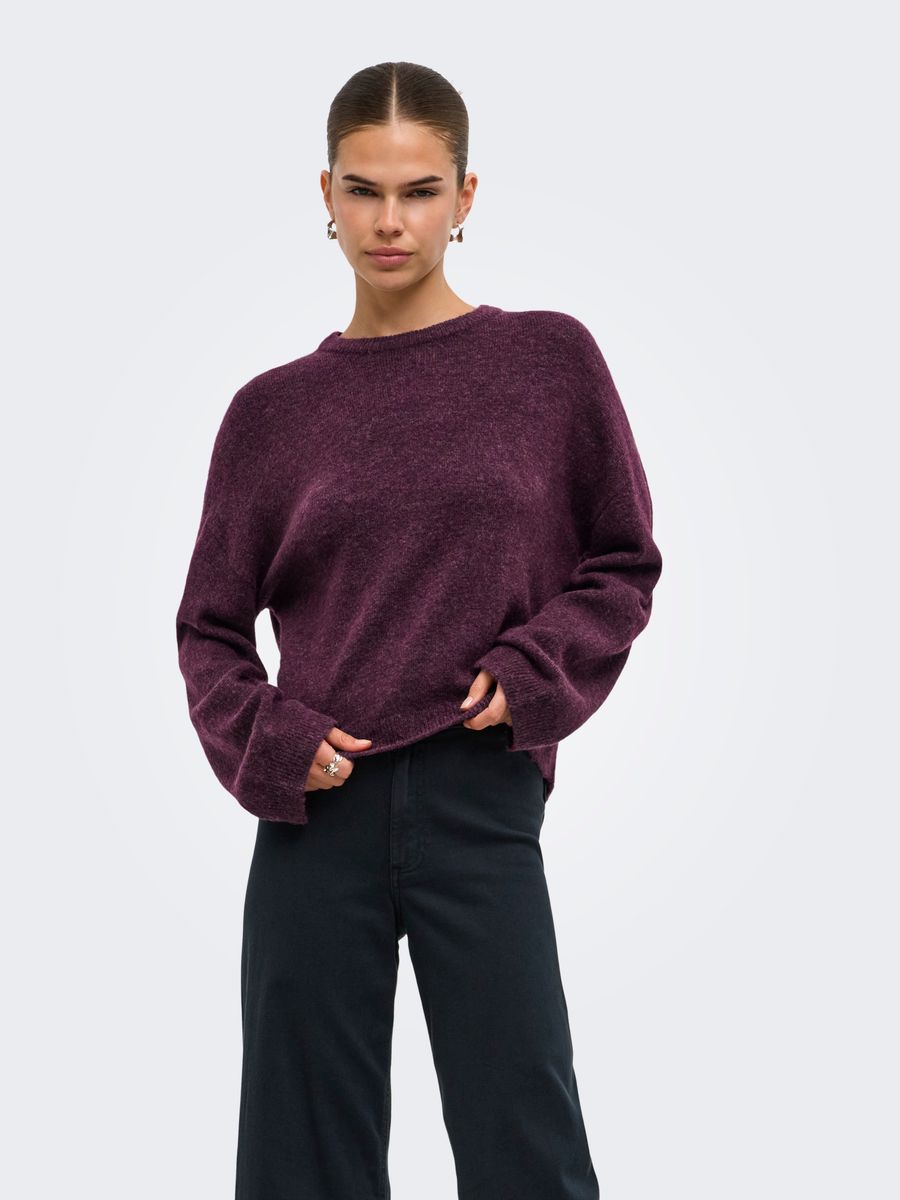 ONLSIMONI L/S O-NECK PULLOVER KNT NOOS