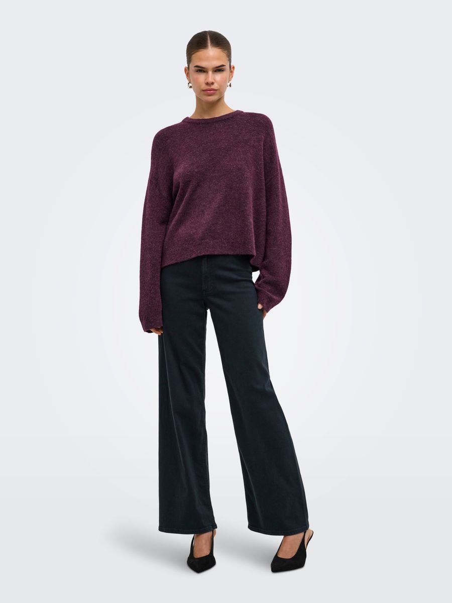 ONLSIMONI L/S O-NECK PULLOVER KNT NOOS