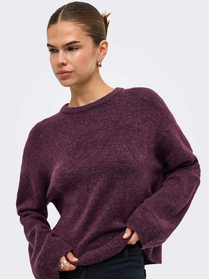 ONLSIMONI L/S O-NECK PULLOVER KNT NOOS