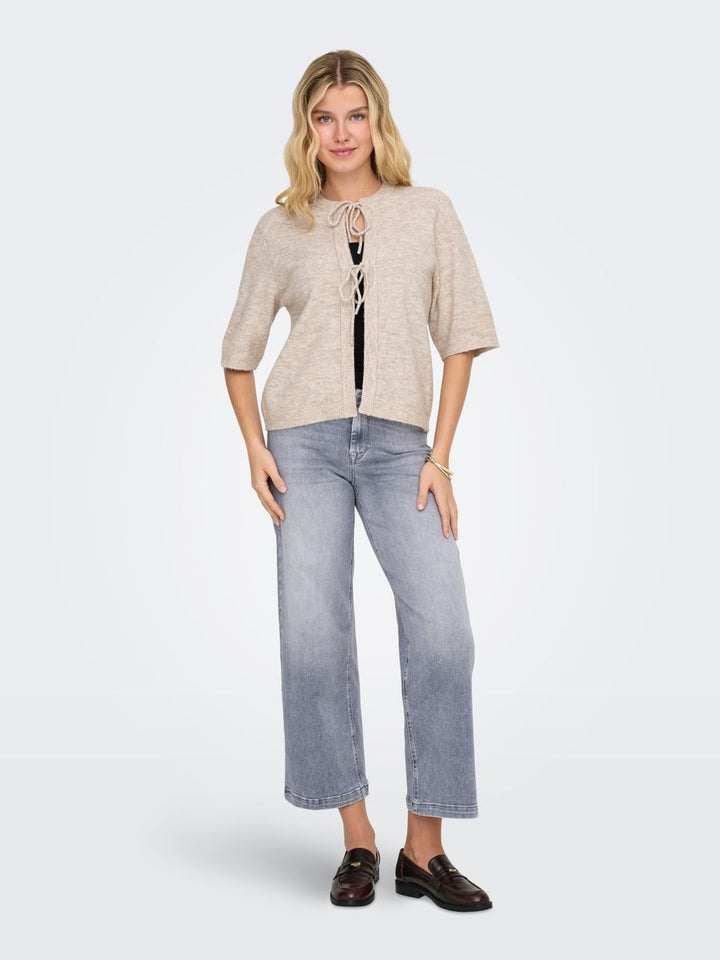 ONLSIMONI 2/4 BOW CARDIGAN KNT NOOS
