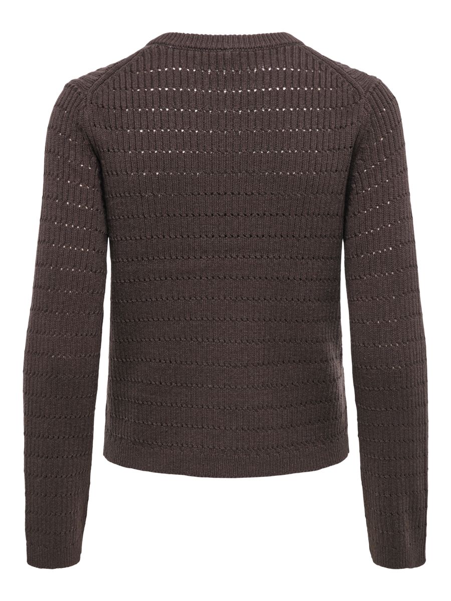 ONLAVIA LS O-NECK POINTELLE KNT