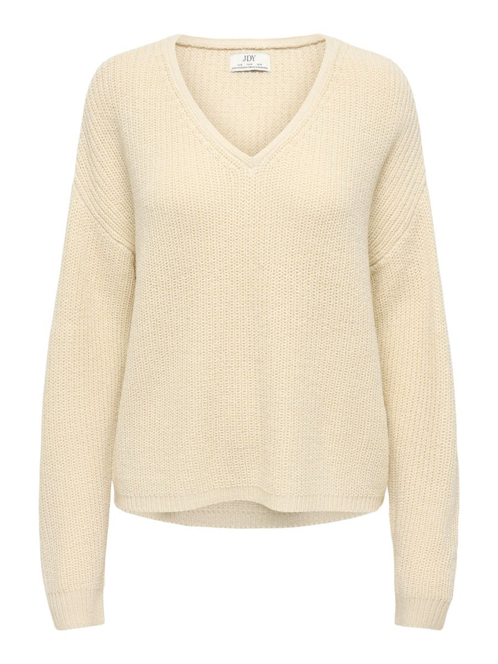 JDYEVIE L/S V-NECK PULLOVER KNT