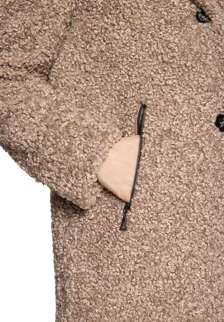 Plüschjacke