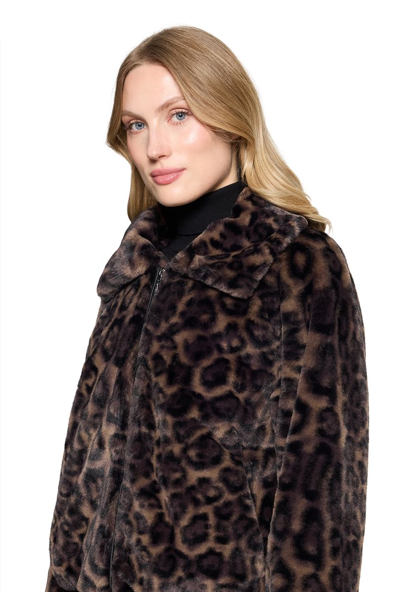 Plüschjacke