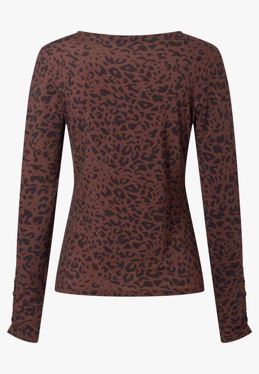 T-Shirt mit Leomuster