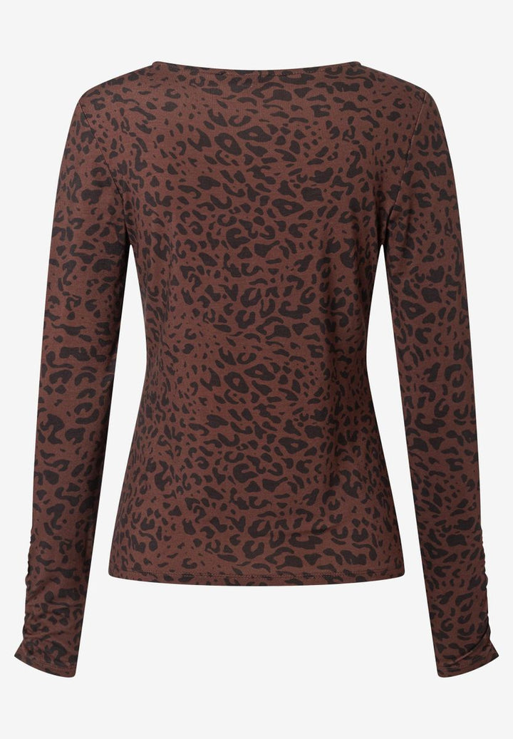 T-Shirt mit Leomuster