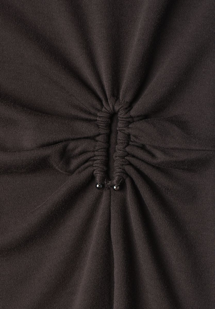 Midikleid aus Jersey in Wickel-Optik