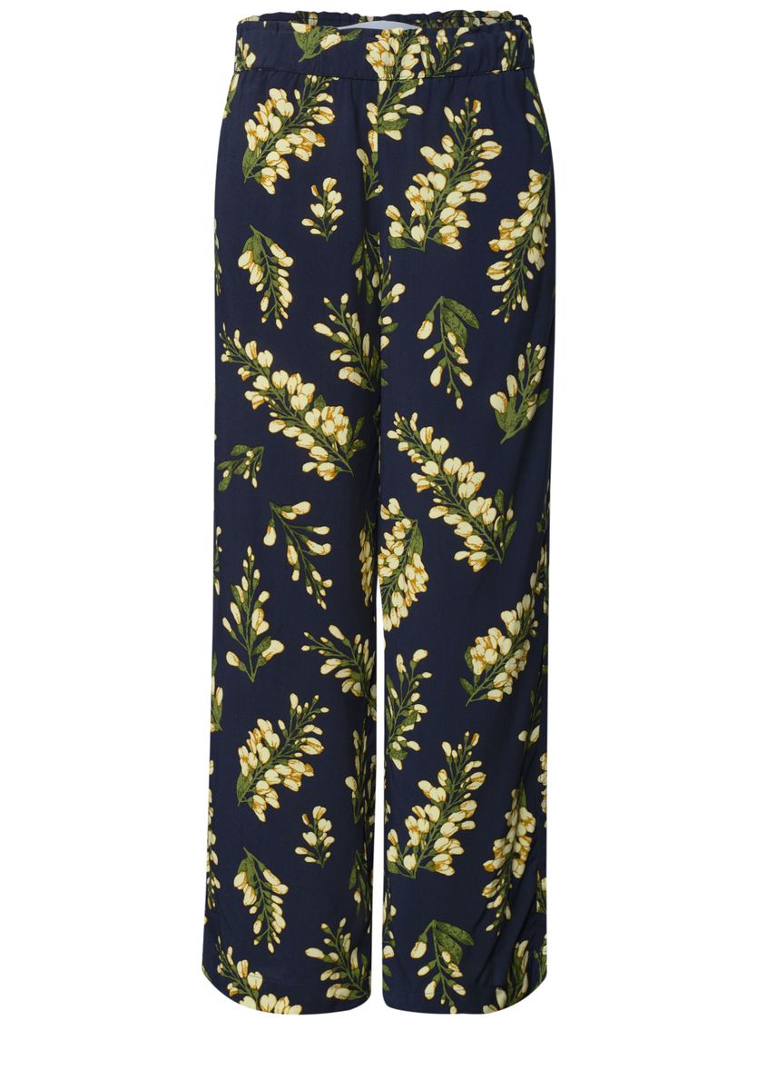 Mid Waist Culotte mit floralem Print