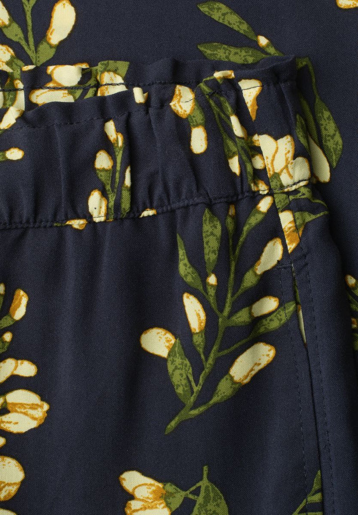 Mid Waist Culotte mit floralem Print