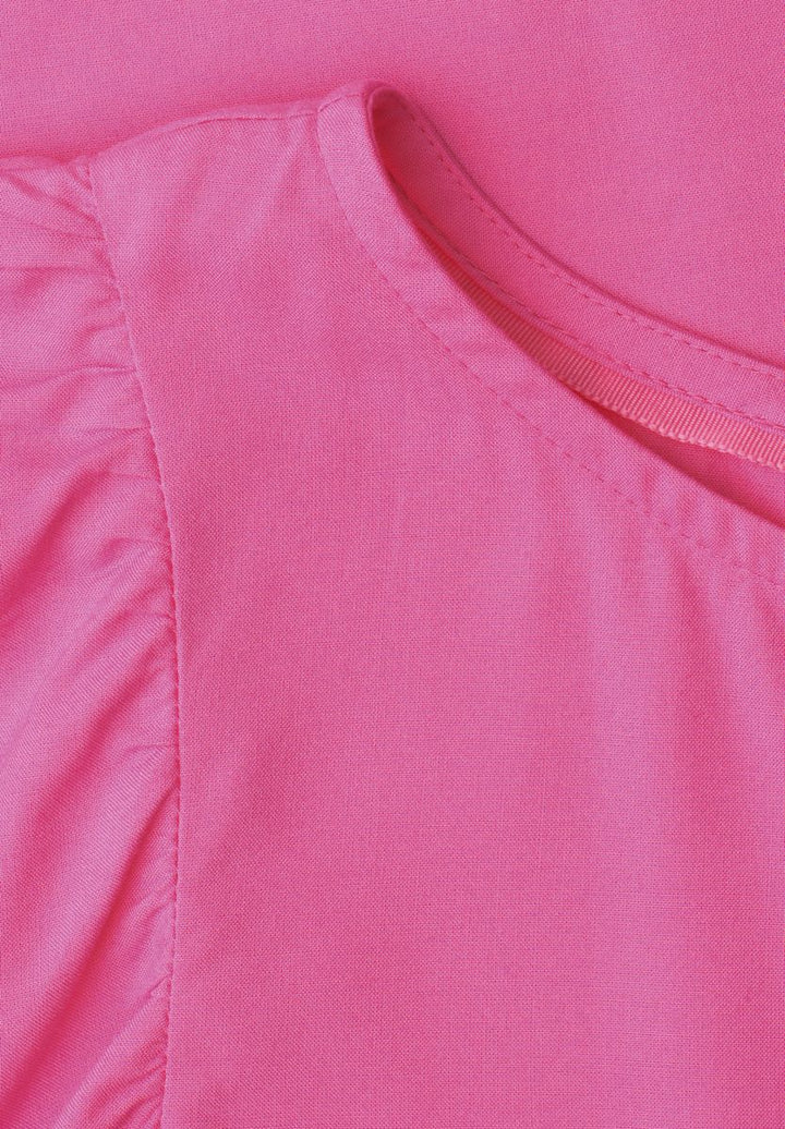 Dropped Shoulder Blusenshirt mit Rundhals
