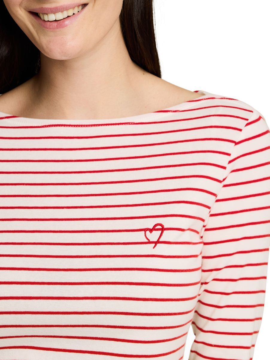 Langarmshirt mit Streifenmuster
