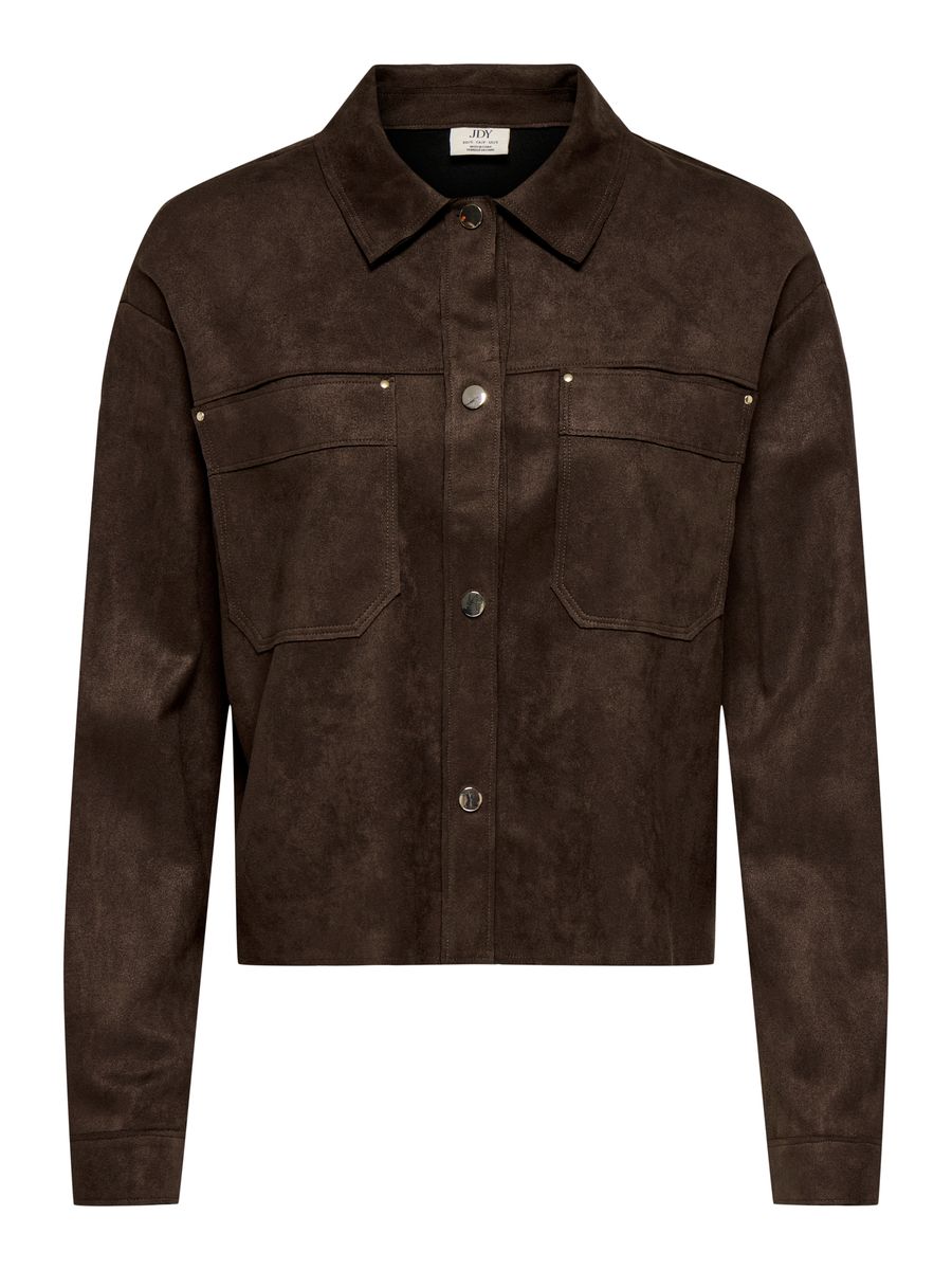 JDYJULLE L/S FAKE SUEDE SHIRT JRS NOOS