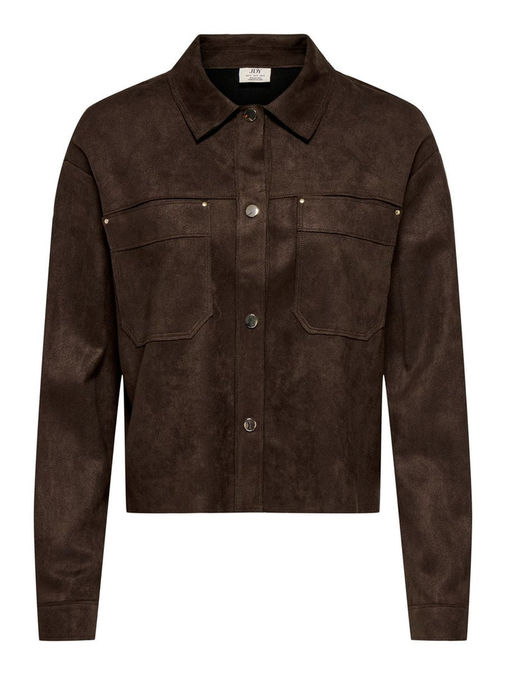 JDYJULLE L/S FAKE SUEDE SHIRT JRS NOOS