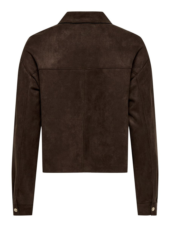 JDYJULLE L/S FAKE SUEDE SHIRT JRS NOOS
