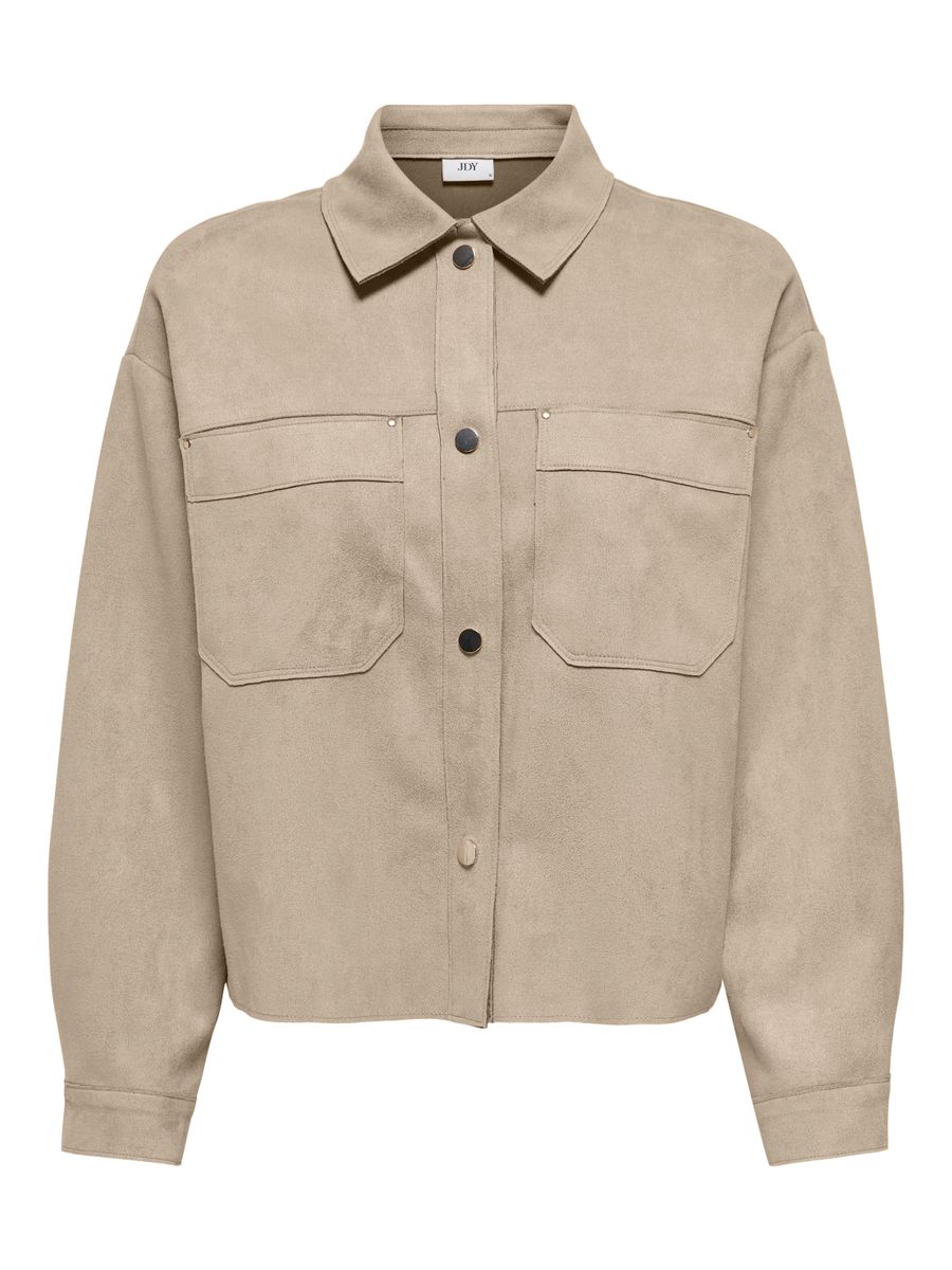 JDYJULLE L/S FAKE SUEDE SHIRT JRS NOOS