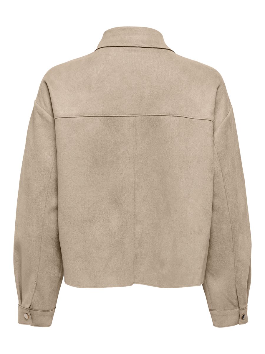 JDYJULLE L/S FAKE SUEDE SHIRT JRS NOOS